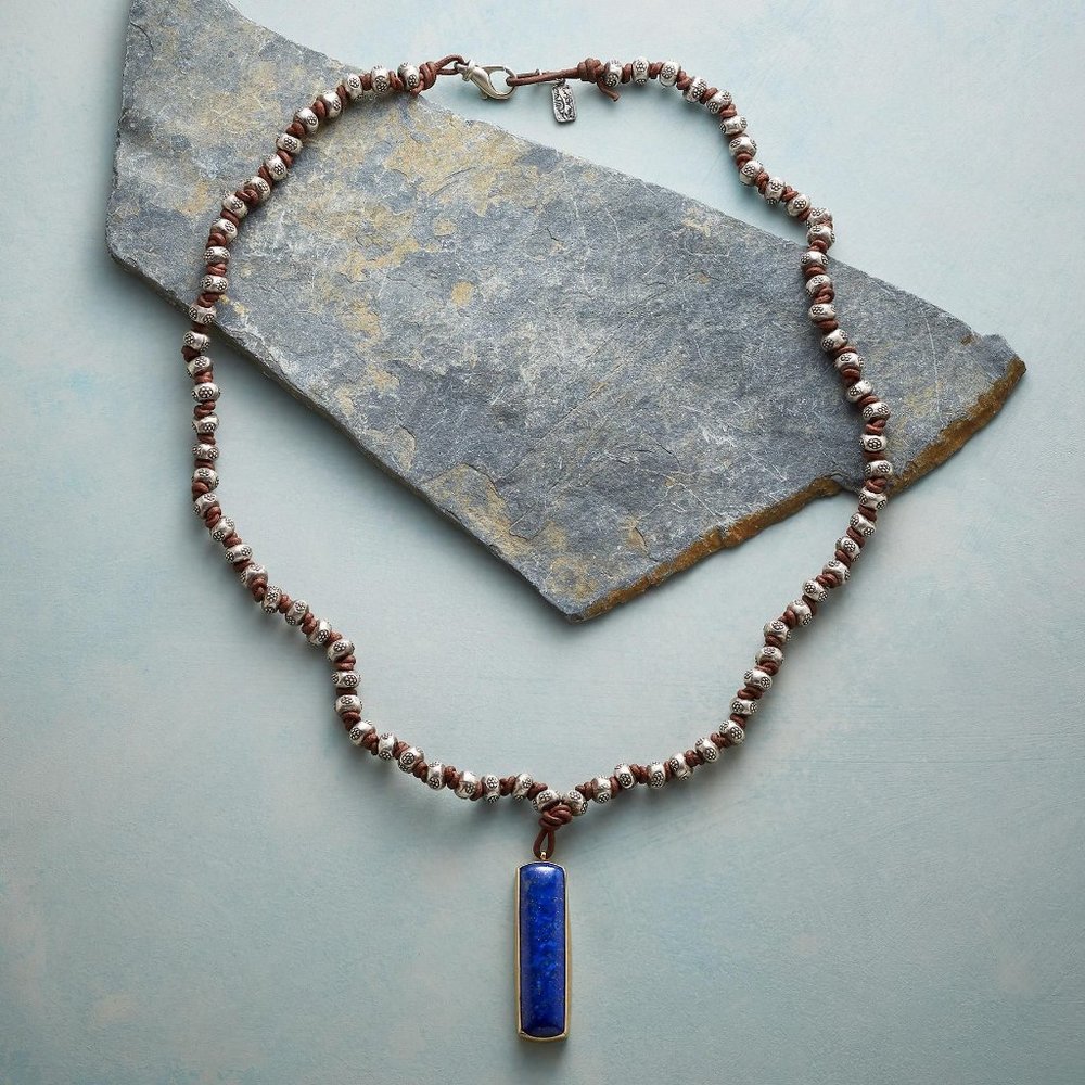 Sundance Blue and Silver Necklace